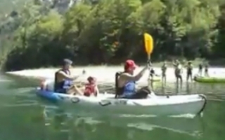 Attività in canoa in famiglia nel Tarn 